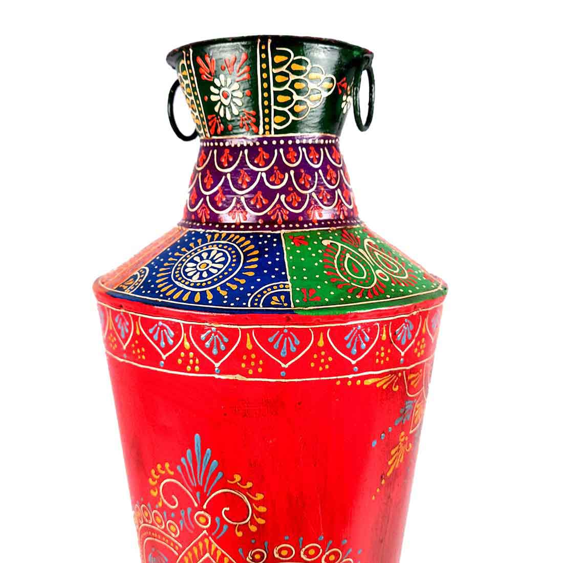 Standing Flower Pot | Big Corner Vase - For Living Room & Entrance Decor - 27 Inch - ApkaMart