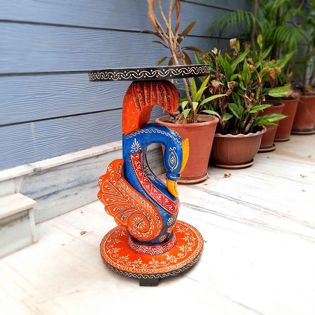 Designer Coffee Table- Apkamart #color_Orange Wings