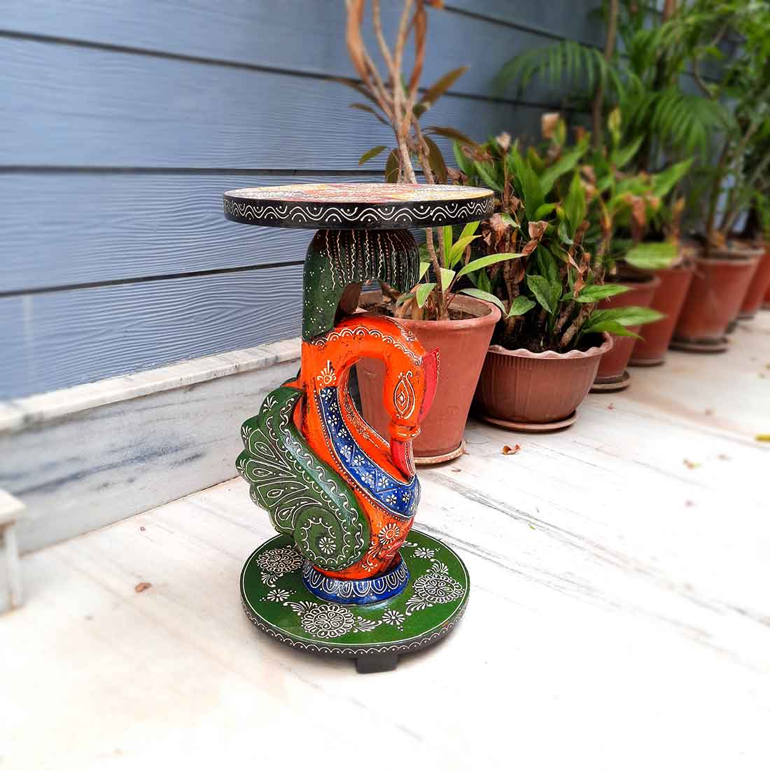 Designer Coffee Table- Apkamart #color_Green Wings