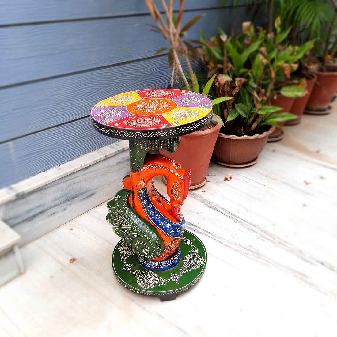 Designer Coffee Table- Apkamart #color_Green Wings