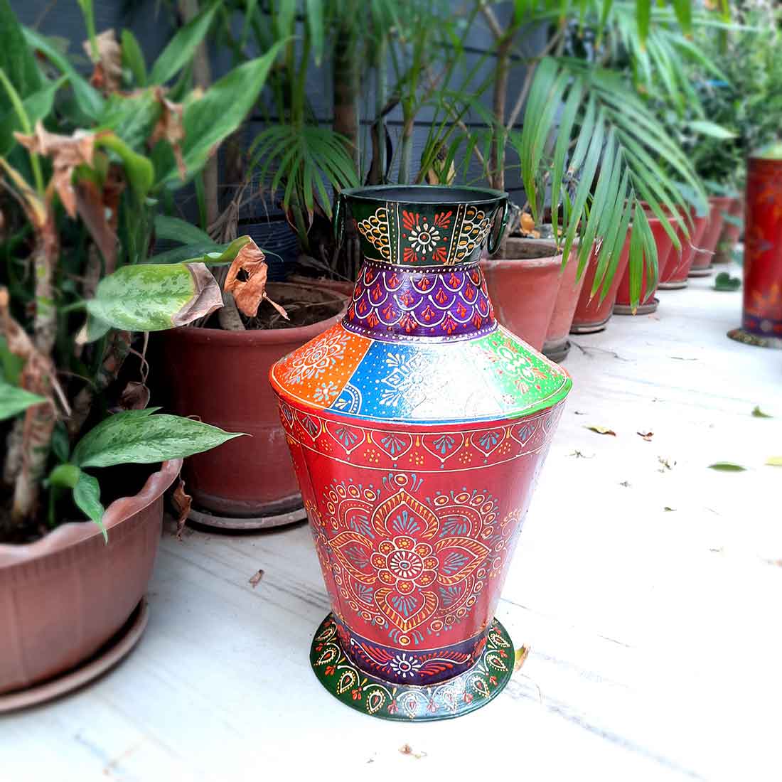 Vase for Artificial Flowers - For Table Decor & Shelf Decor - 18 Inch - ApkaMart