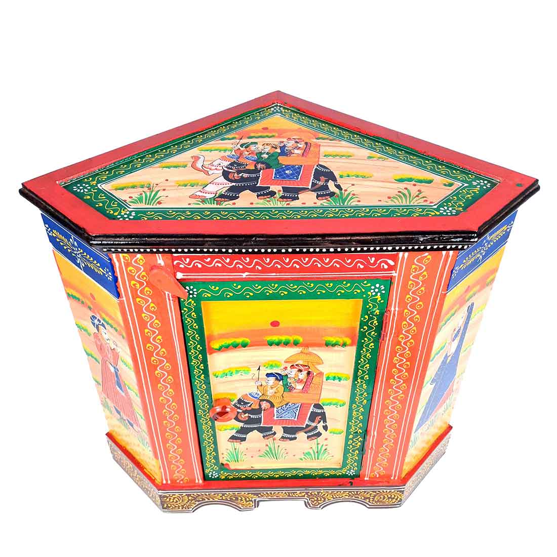 Almirah Corner Rack Corner | Tables for Living Room for Interiors Decor - 18 Inch - ApkaMart