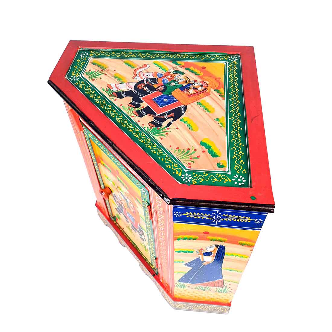 Almirah Corner Rack Corner | Tables for Living Room for Interiors Decor - 18 Inch - ApkaMart