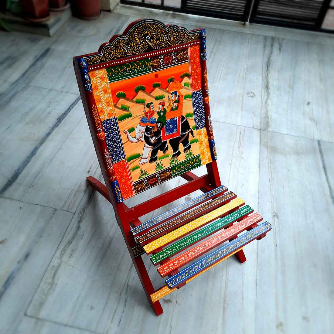 Wooden Chair Set of 2  - for Living Room & Home Decor - 35 Inch - ApkaMart