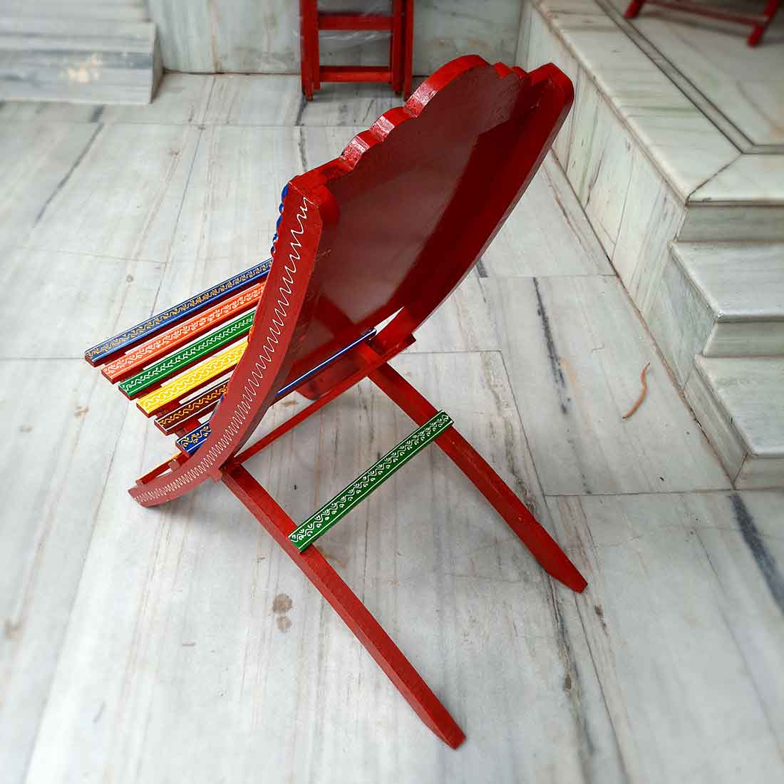 Wooden Chair Set of 2  - for Living Room & Home Decor - 35 Inch - ApkaMart