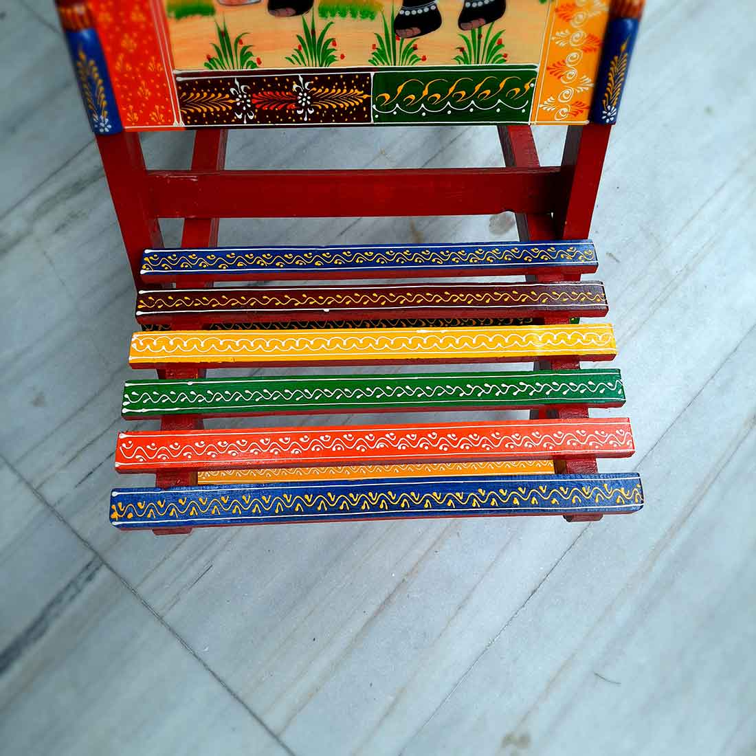 Wooden Chair Set of 2  - for Living Room & Home Decor - 35 Inch - ApkaMart