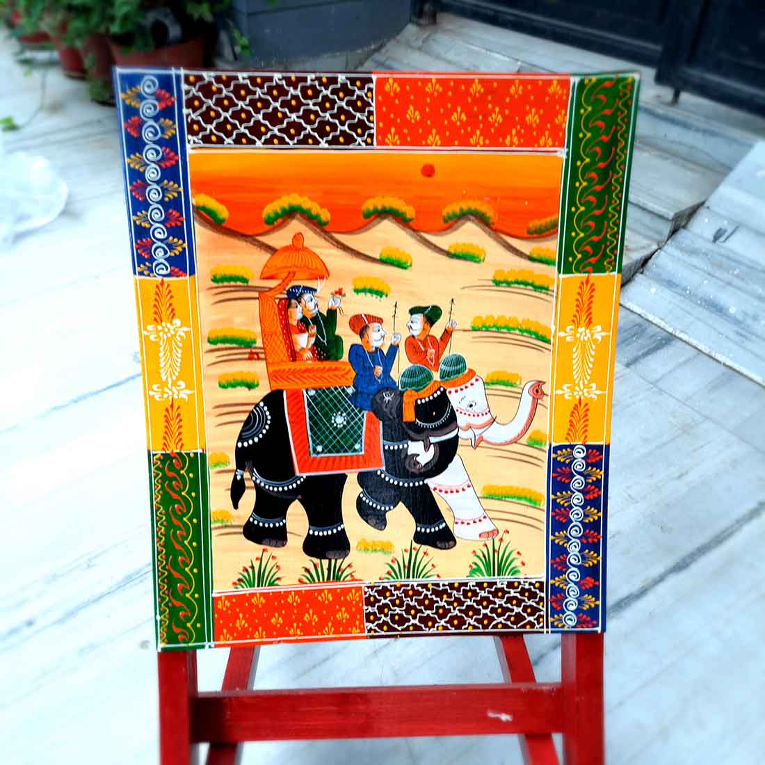 Wooden Chair Set of 2 - For Outdoor | Indoor | Balcony | Garden - 33 inch - ApkaMart