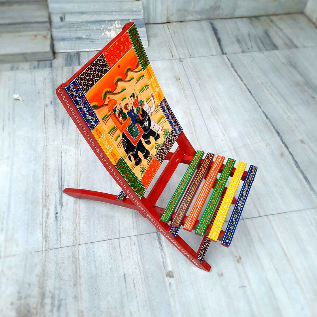 Wooden Chair Set of 2  - For Outdoor | Indoor | Balcony | Garden -  33 inch - ApkaMart