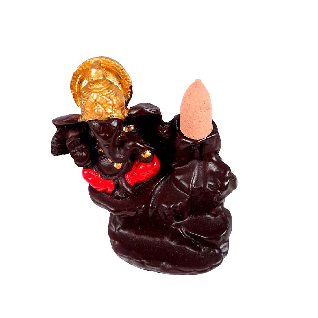 Golden Ganesh Smoke - For Table Decor & Living Room -4 Inch - ApkaMart