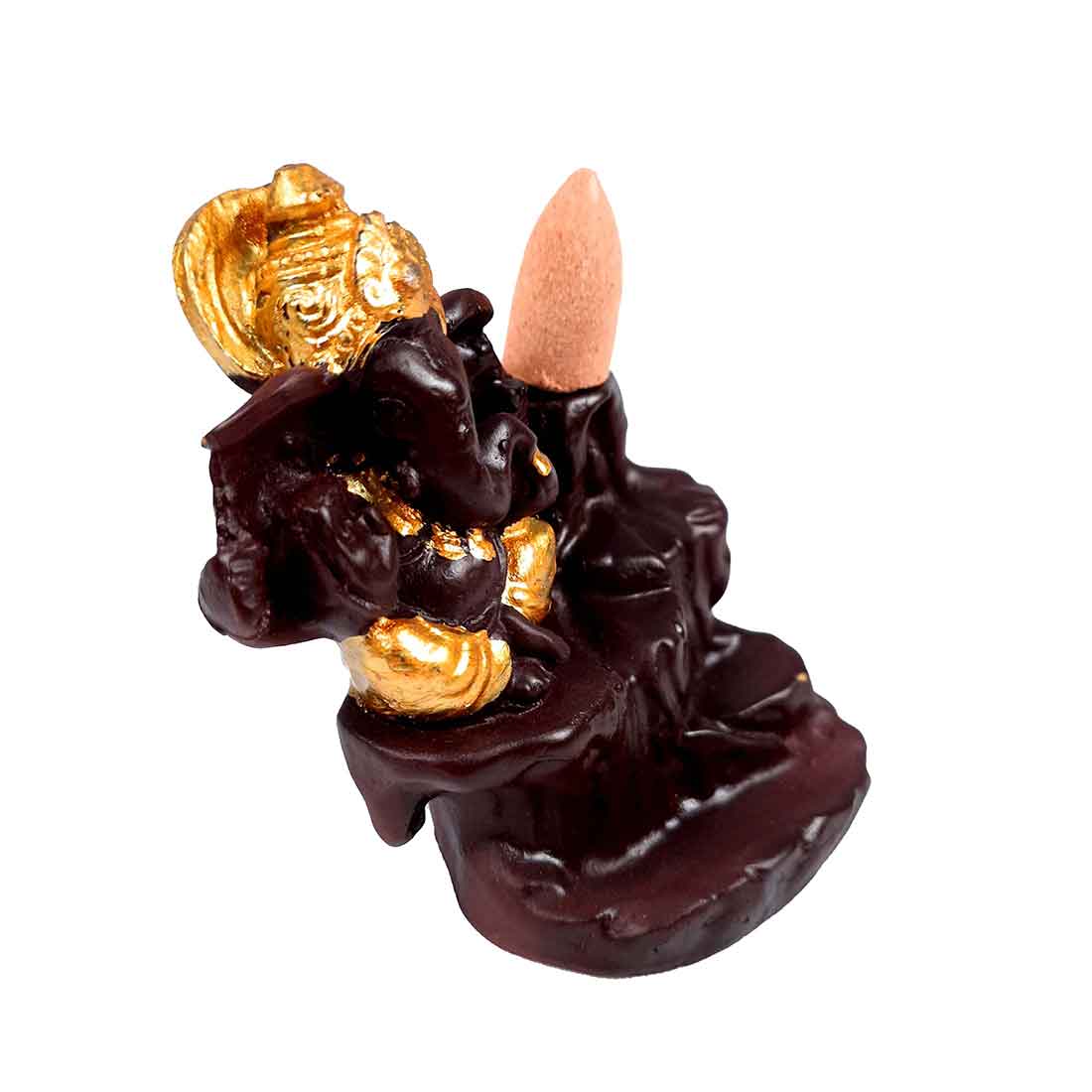 Ganesha Smoke Fountain - For Table & Office Decor - 4 Inch - ApkaMart