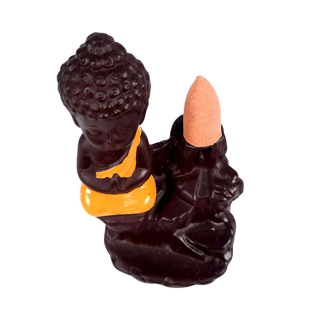 Lord Buddha Smoke Fountain - For Table Decor & Gifts - 4 Inch - ApkaMart