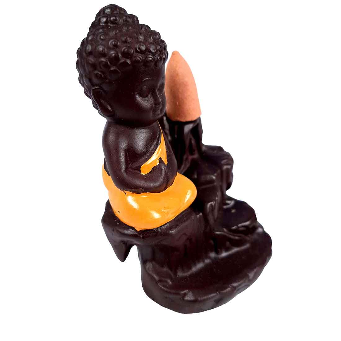 Lord Buddha Smoke Fountain - For Table Decor & Gifts - 4 Inch - ApkaMart