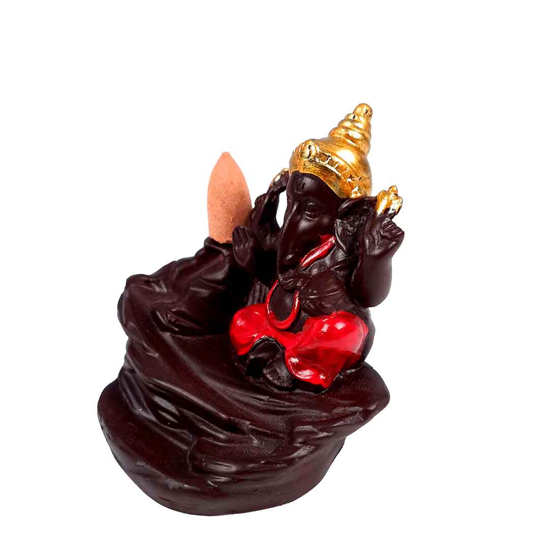 Ganesha Smoke Fountain - For Table & Office Decor - 4 Inch - ApkaMart
