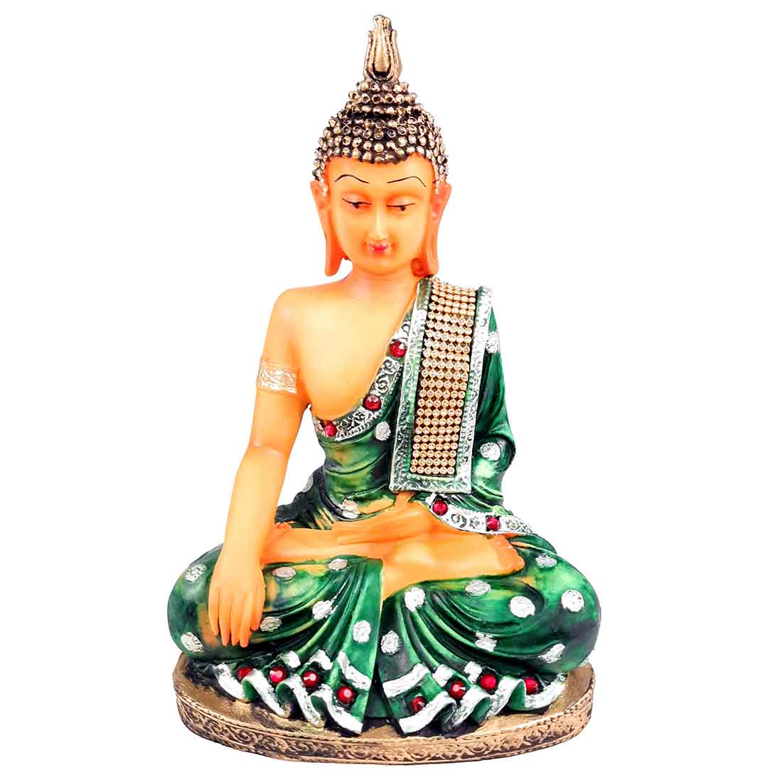 Buddha Showpiece - for Home & Garden Decor - 10 Inch - ApkaMart