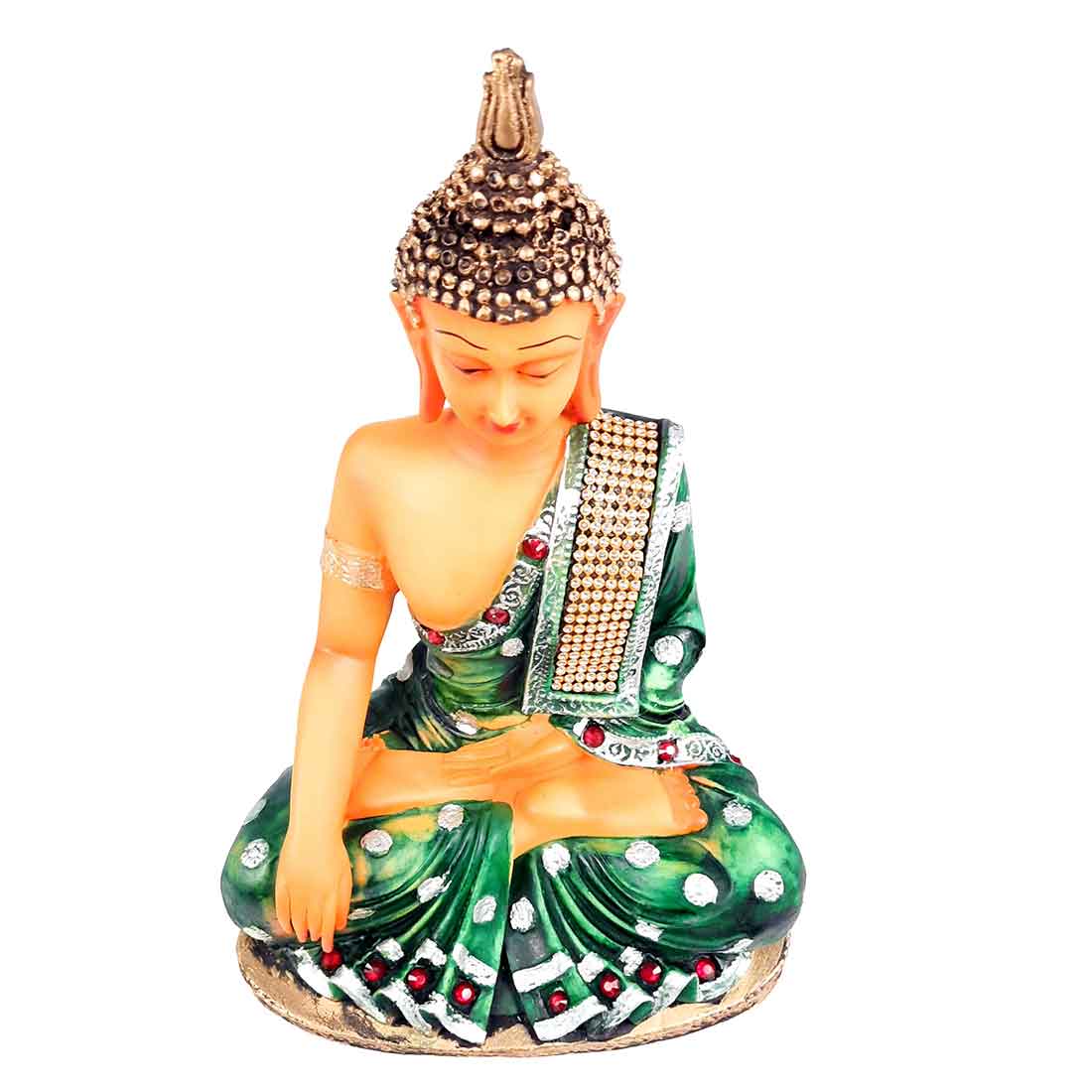 Buddha Showpiece - for Home & Garden Decor - 10 Inch - ApkaMart