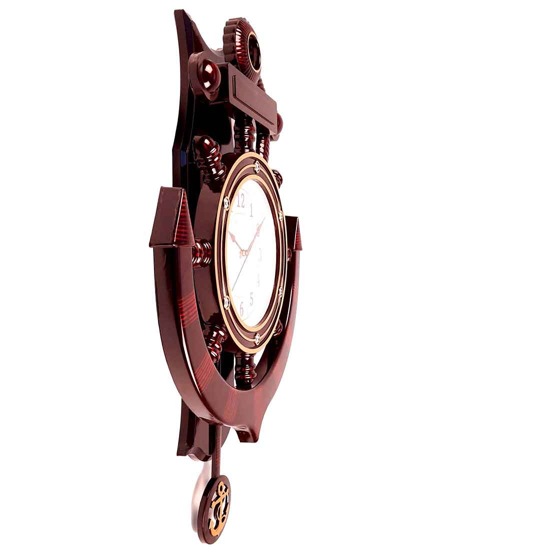Designer Wall Clock | Anchor Design Wall Watch - For Wedding & Anniversary Gift - 27 Inch - ApkaMart