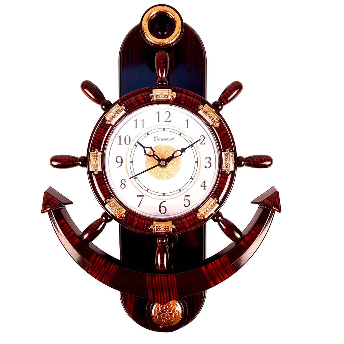 Wall Clock | Hanging Clock - for Living Room & Wall Decor - 19 Inch - ApkaMart