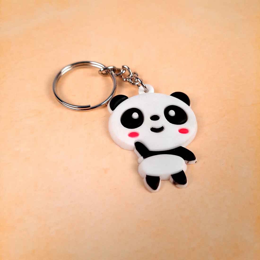 Fluffy Panda Coffee Mug with Lid ,Spoon & Key Chain - for Tea, Coffee & Gifts - ApkaMart