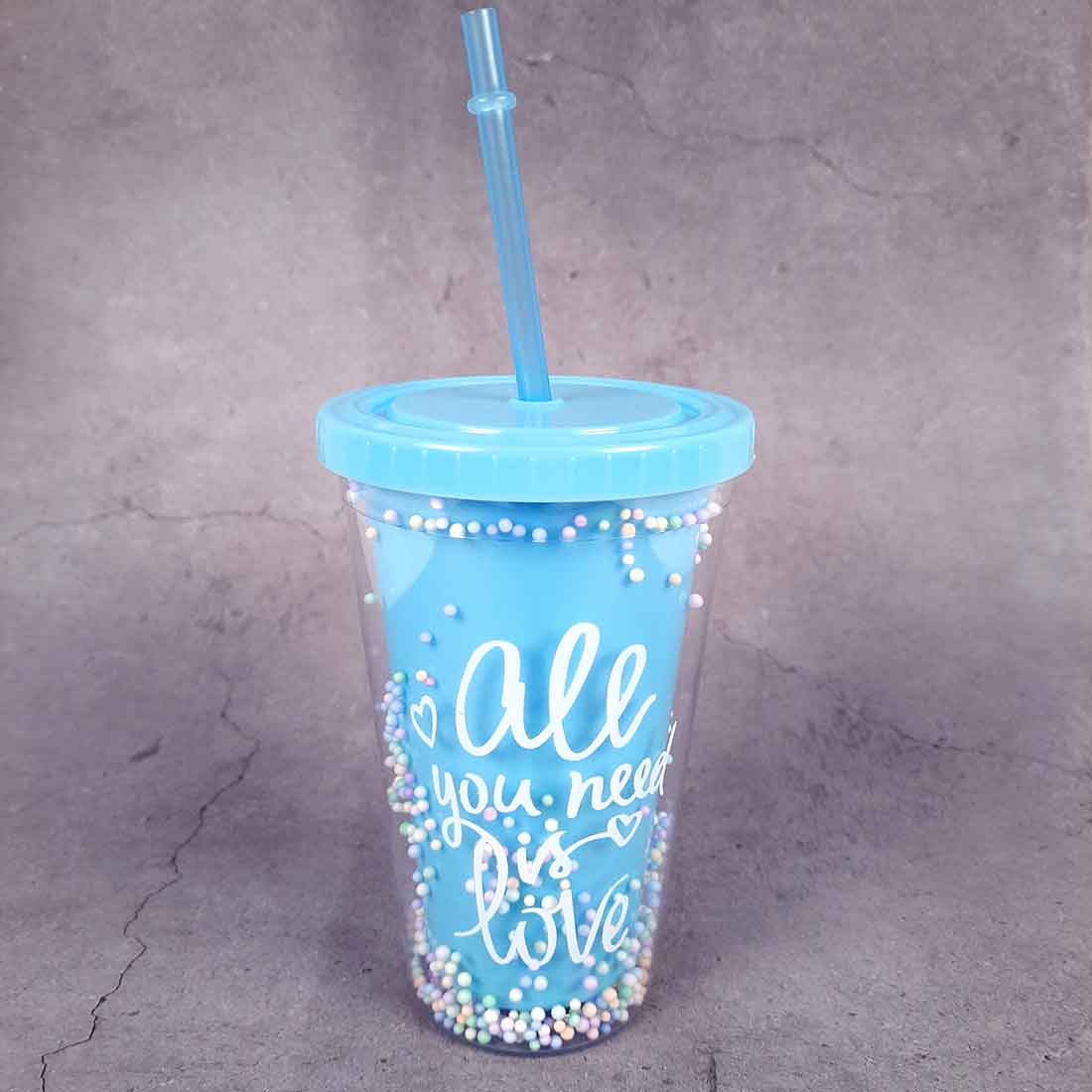 Tumbler with Straw and Lid - for Girls, Kids and Boys - ApkaMart