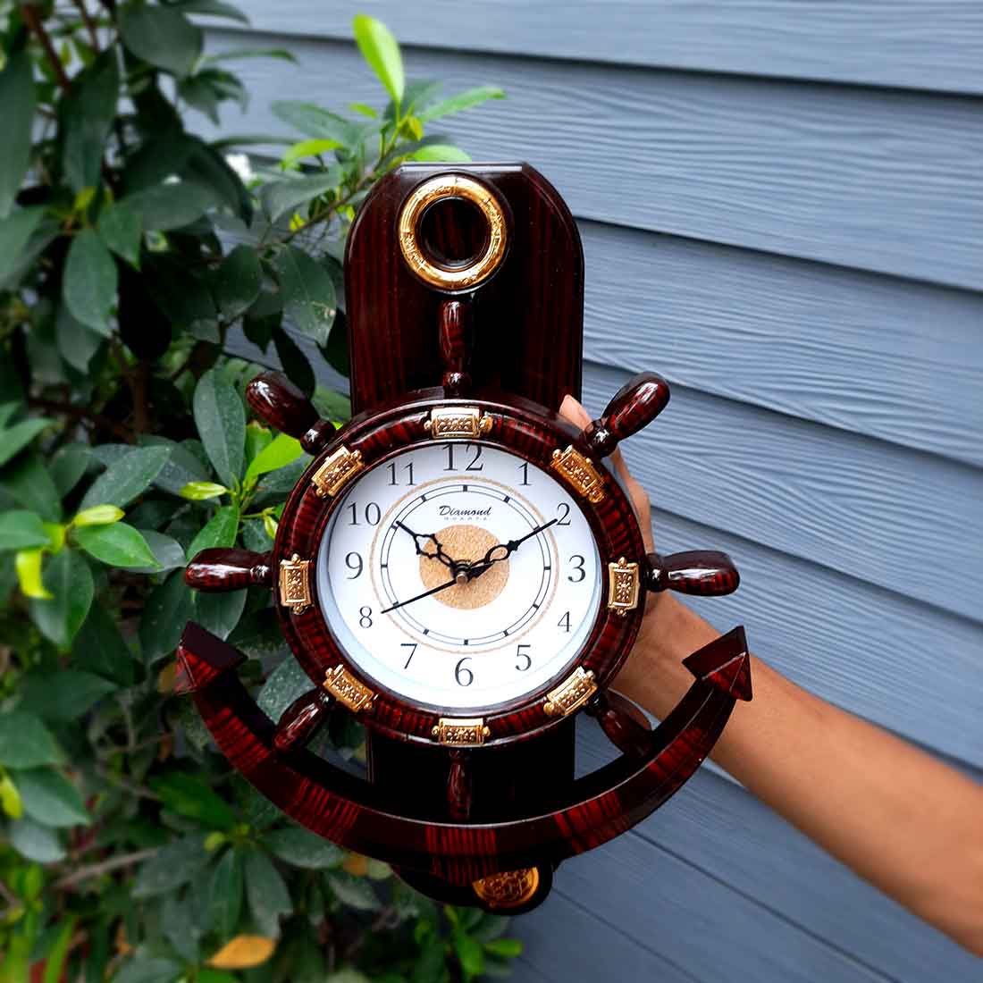 Clock | Stylish Wall Clock - for Home & Wall Decor - 15 Inch - ApkaMart