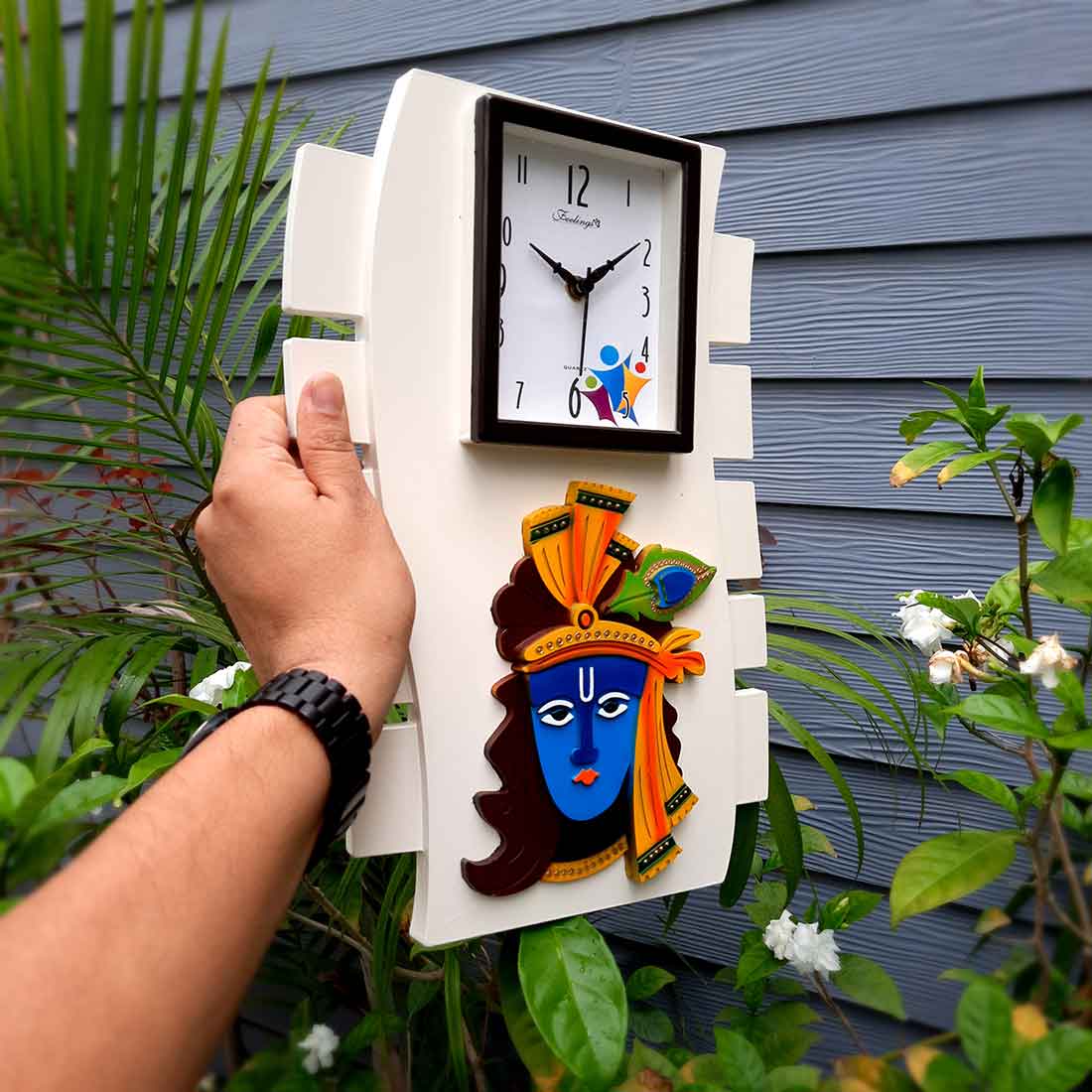 Designer Wall Clock | Wall Clock - For Wedding & Anniversary Gift - 15 Inch - ApkaMart