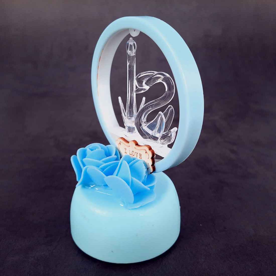 LED Couple Showpiece | Romantic Light Love Statue for Bedroom, Living Room & Table Décor | Gift for Valentine, Wedding & Anniversary - 6 Inch - Apkamart #Style_Design 1