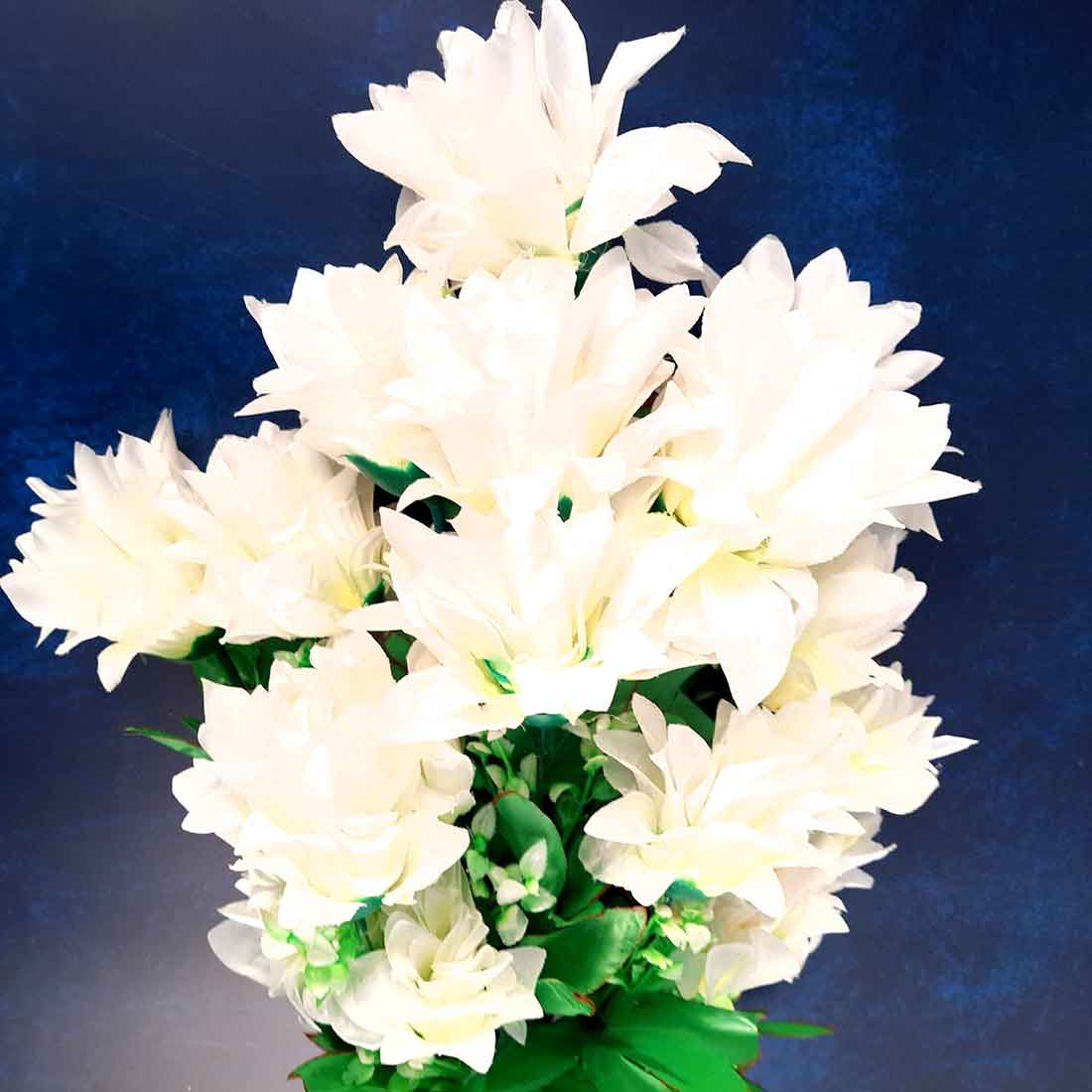 Artificial Flowers Bunch- Apkamart #color_White