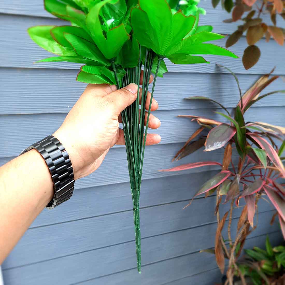 Artificial Flowers Bunch- Apkamart #color_White