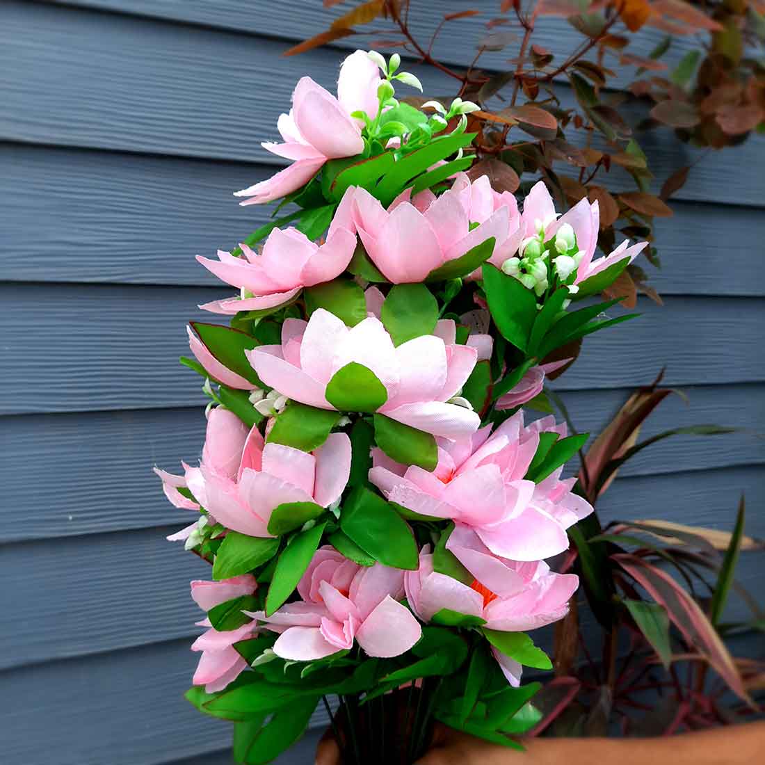 Artificial Flowers Bunch- Apkamart #color_Light Purple