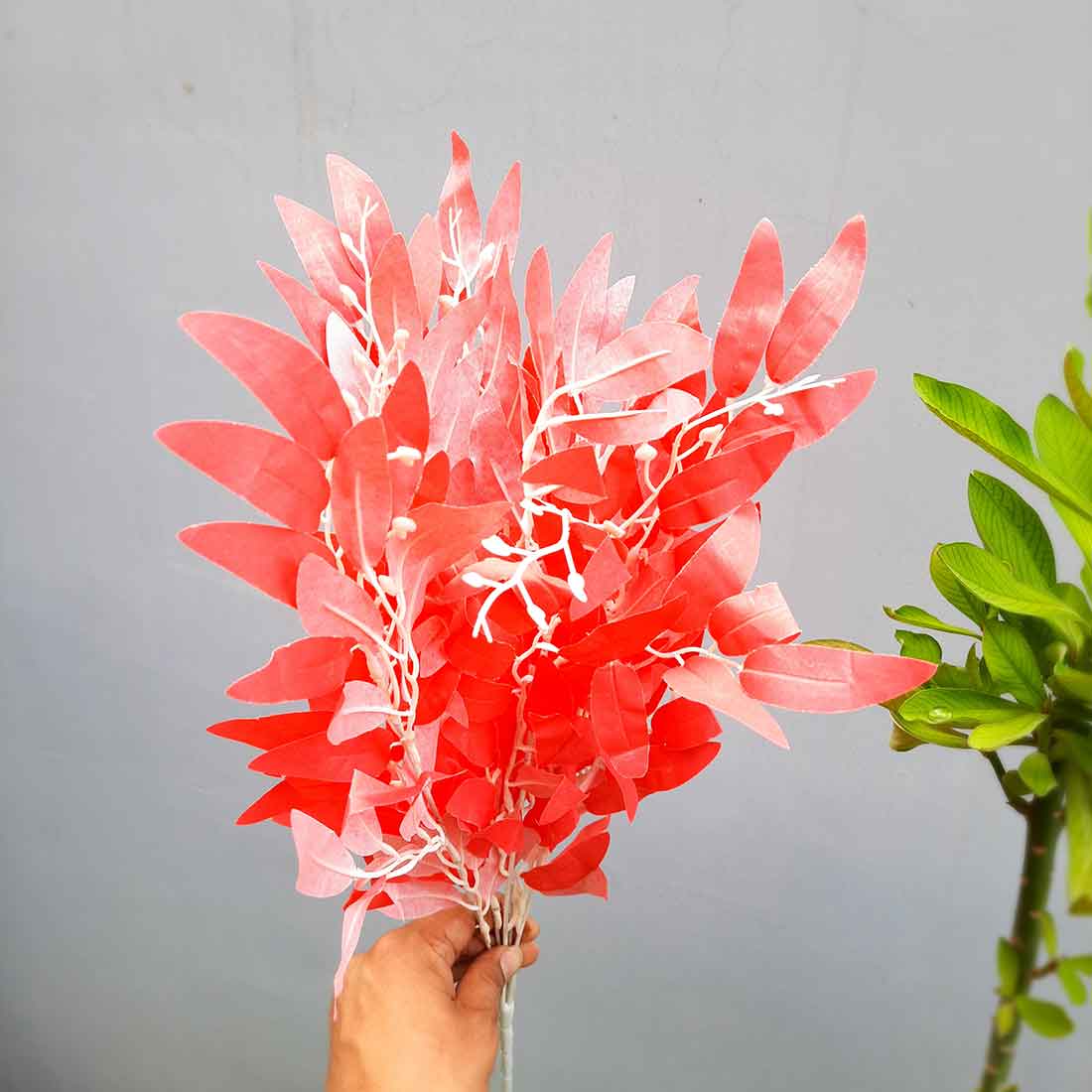 Artificial Flowers Bunch- Apkamart #color_Peach