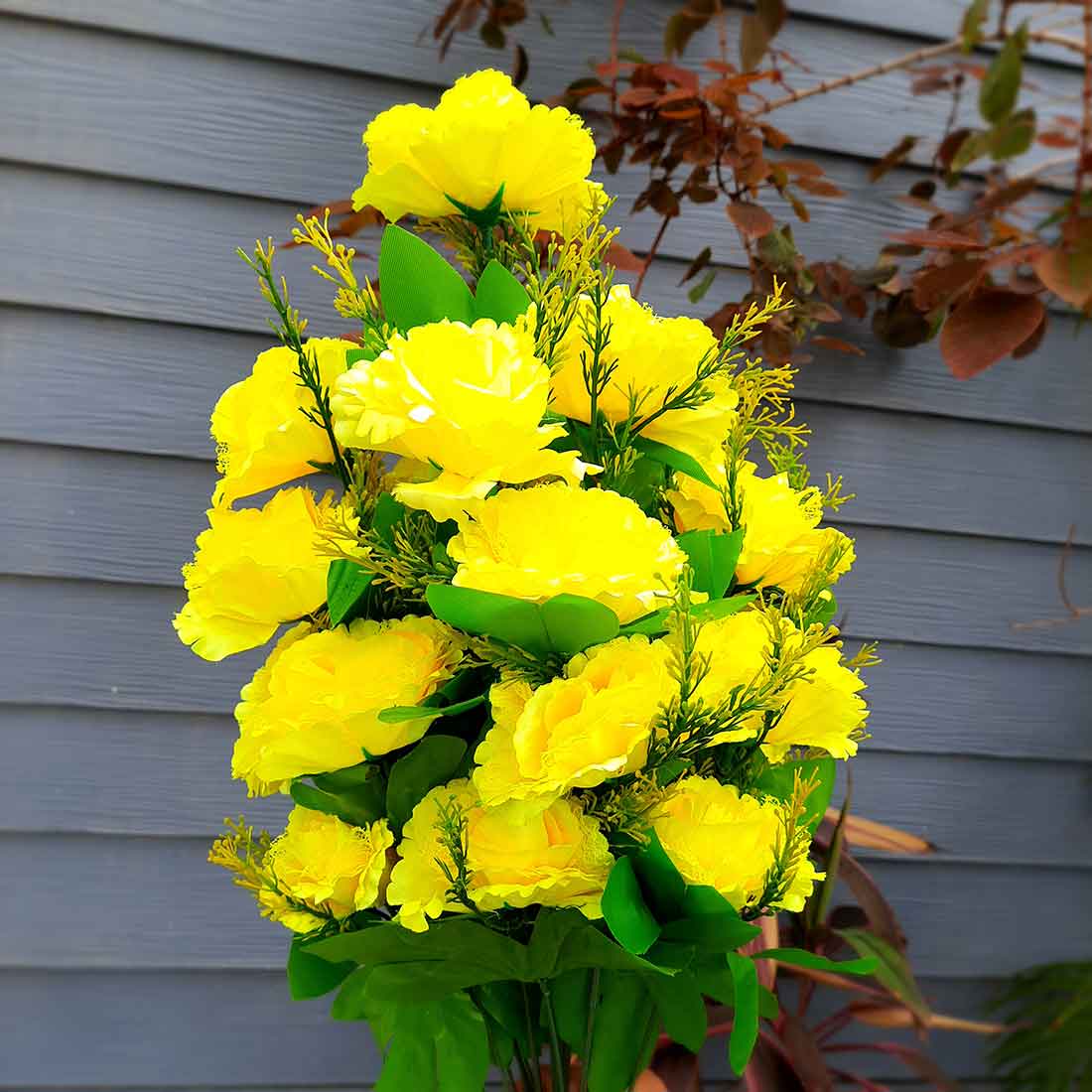 Artificial Flowers Bunch- Apkamart #color_Yellow
