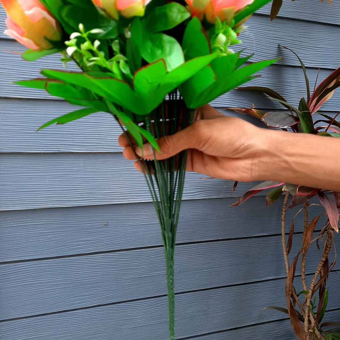 Artificial Flowers Bunch- Apkamart #color_Pink