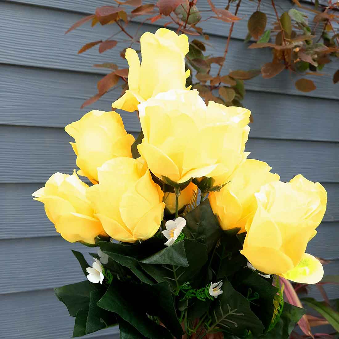 Artificial Flowers Bunch- Apkamart #color_Yellow