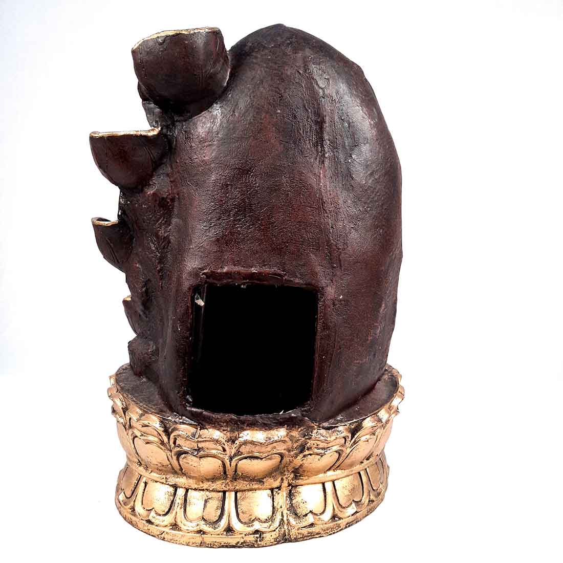 Table Water Fountains with LED Lights | Shiv Parvati Statue with Water Fountain - For Tabletop, Living Room, Garden & Home Decoration - 14 Inch - Apkamart #Style_Design 2