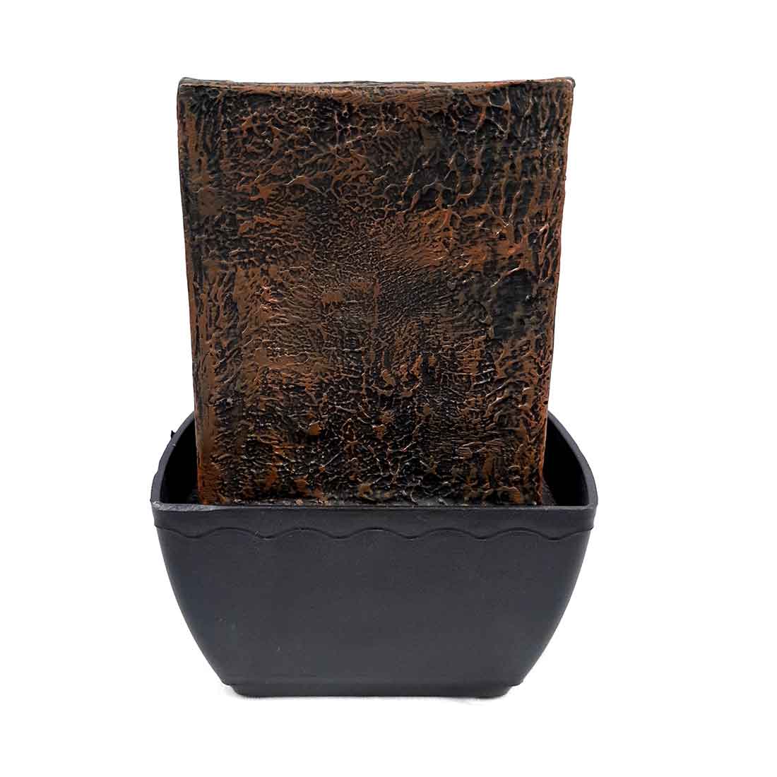 LED Water Fountain with Lakshmi Ganesh Statue - Decorative Showpiece for Table & Office Decor - 7 Inch - ApkaMart