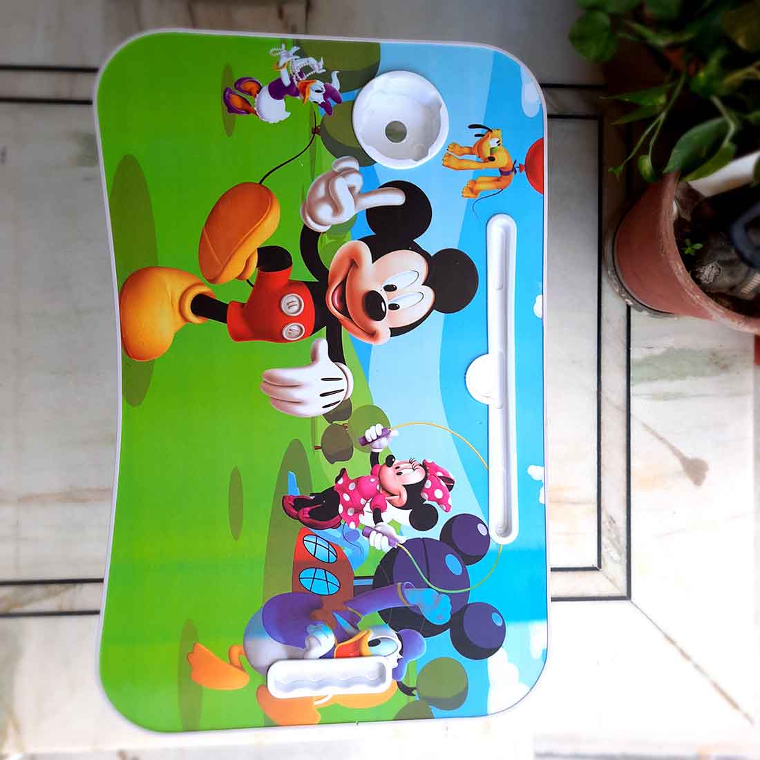 Kids Study Table Chair Set - Mickey Mouse Design - for Arts & Craft | Reading | Home Work - ApkaMart