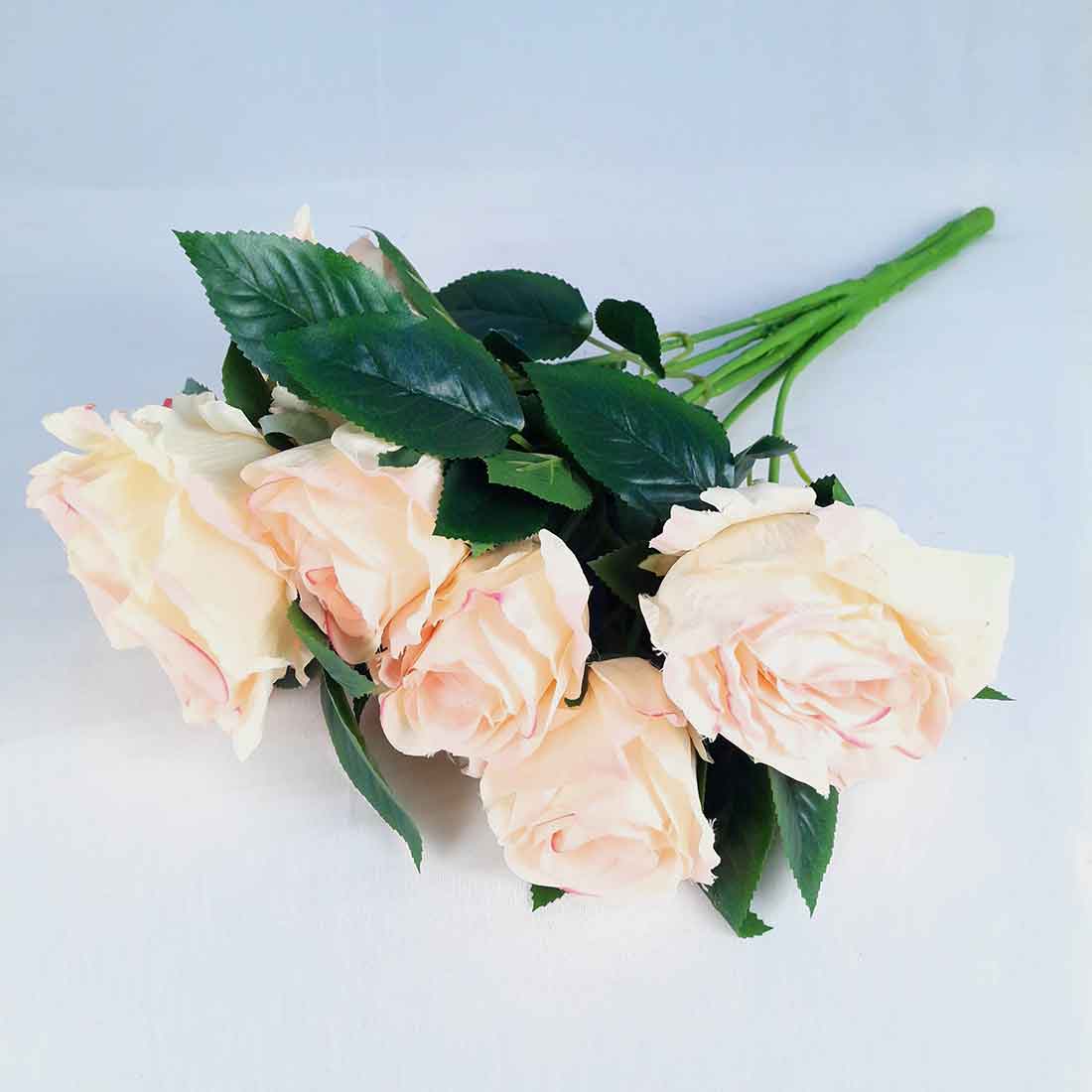 Artificial Flowers Bunch- Apkamart #color_White