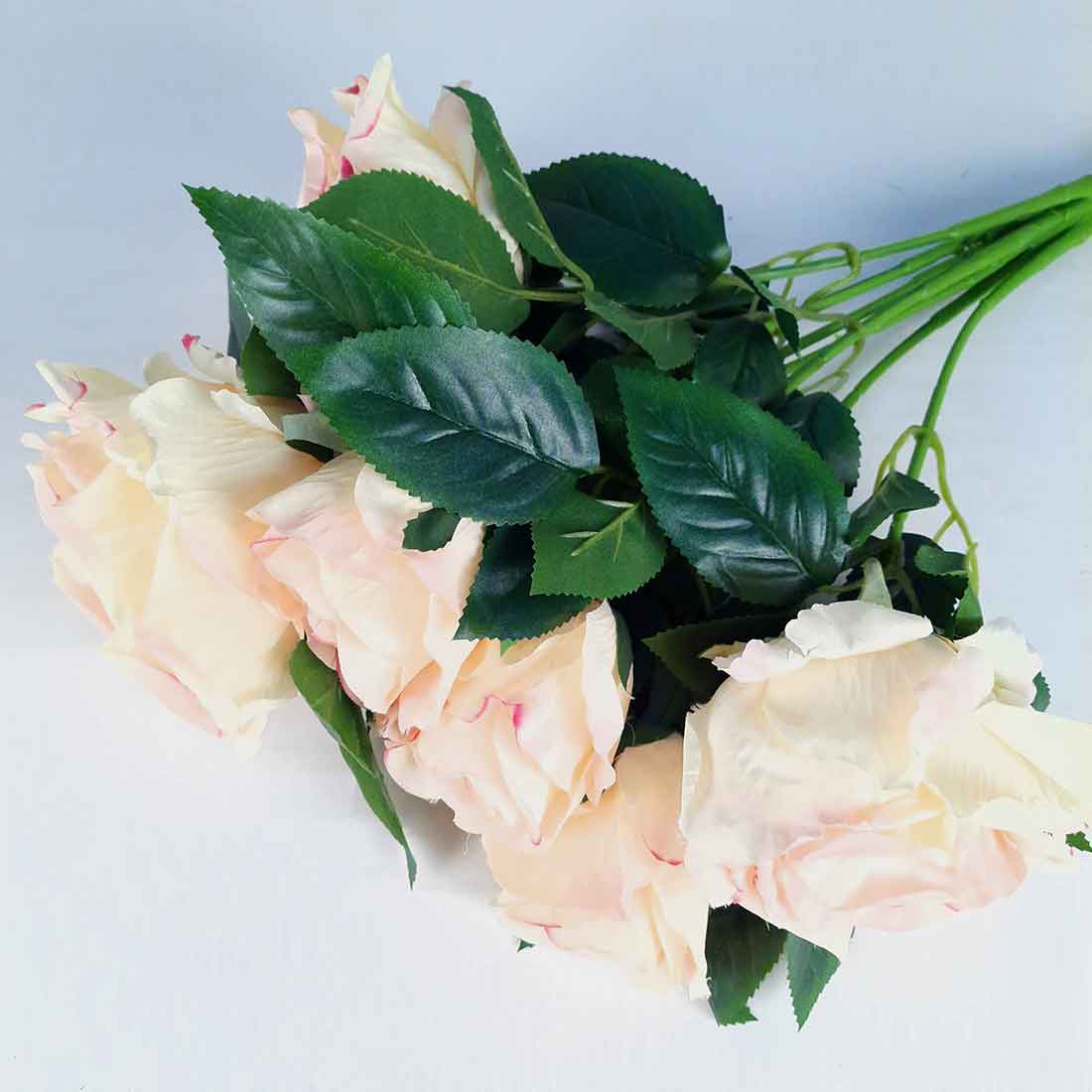 Artificial Flowers Bunch- Apkamart #color_White