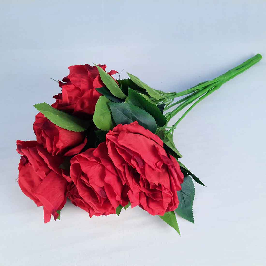 Artificial Flowers Bunch- Apkamart #color_Red