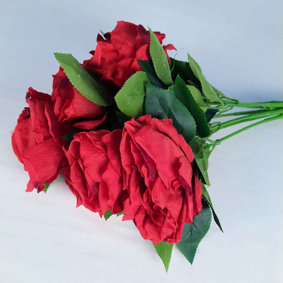 Artificial Flowers Bunch- Apkamart #color_Red