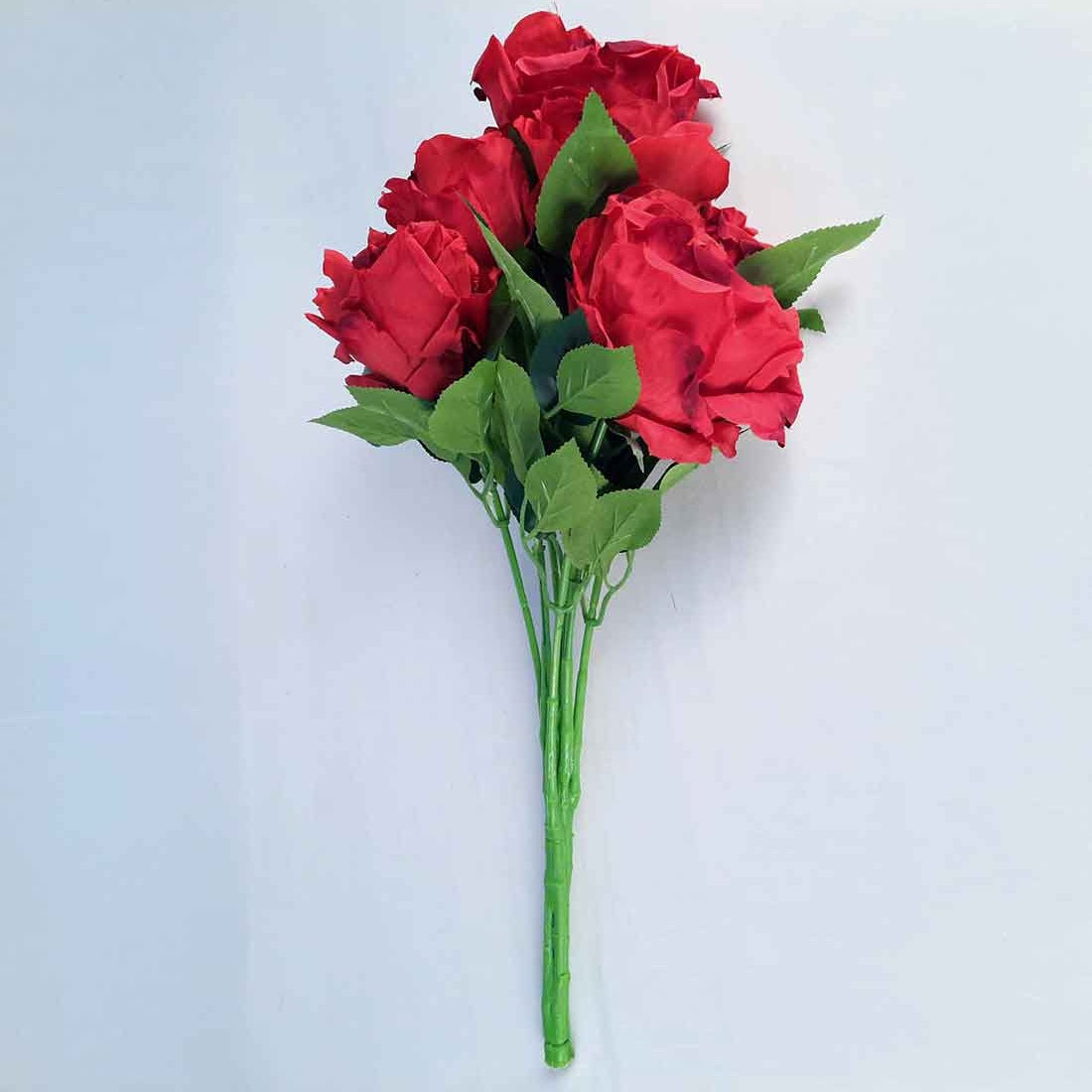 Artificial Flowers Bunch- Apkamart #color_Red