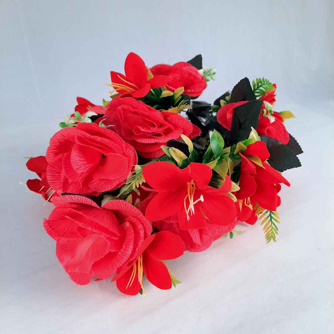 Artificial Flowers Bunch- Apkamart #color_Pink