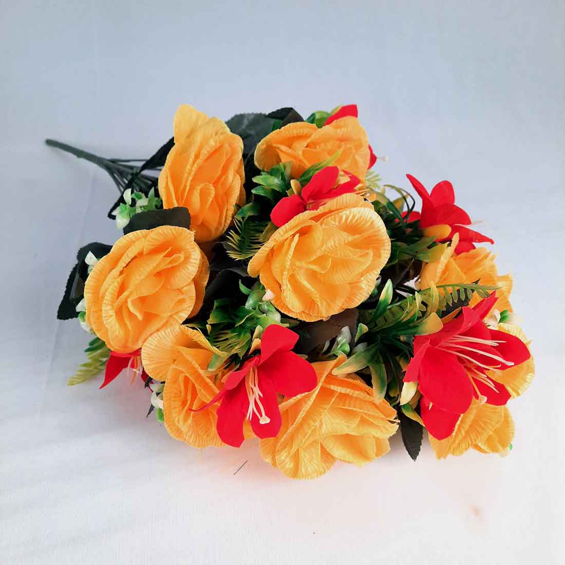 Artificial Flowers Bunch- Apkamart #color_Yellow