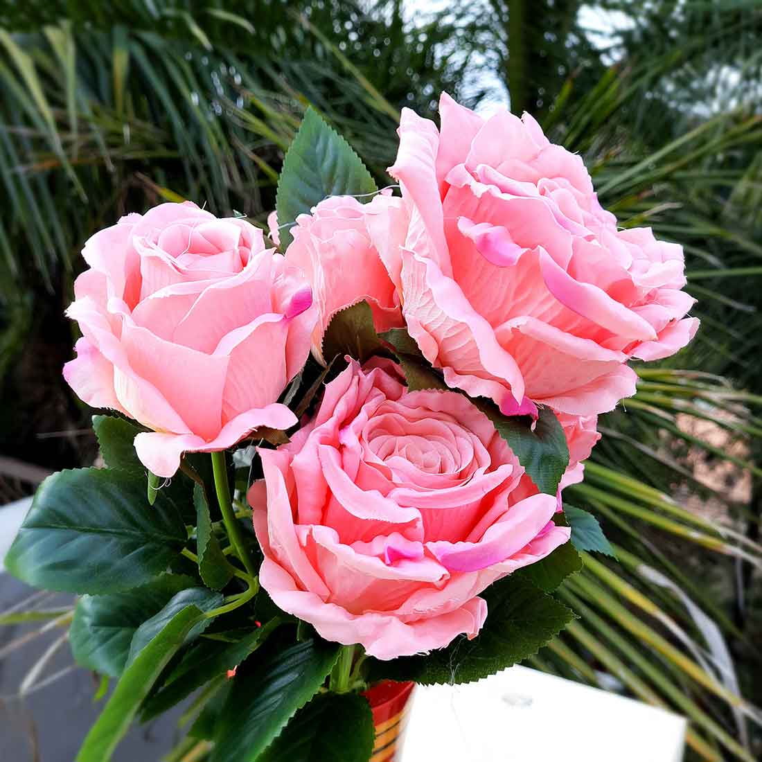 Artificial Flowers Bunch- Apkamart #color_Pink