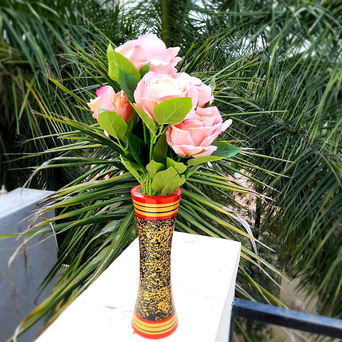 Artificial Flowers Bunch- Apkamart #color_Pink