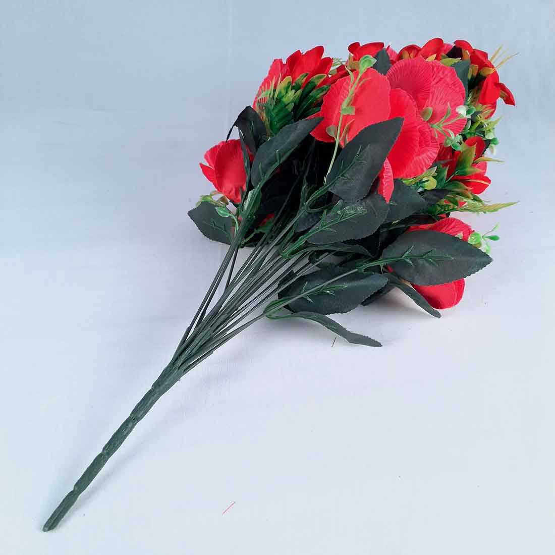 Artificial Flowers Bunch- Apkamart #color_Red