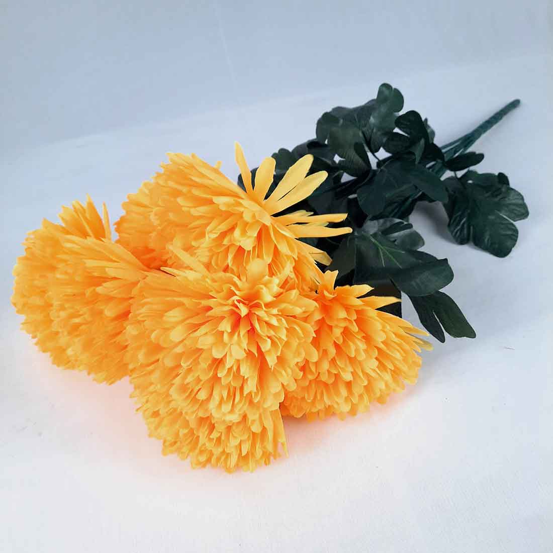Artificial Flowers Bunch- Apkamart #color_Yellow