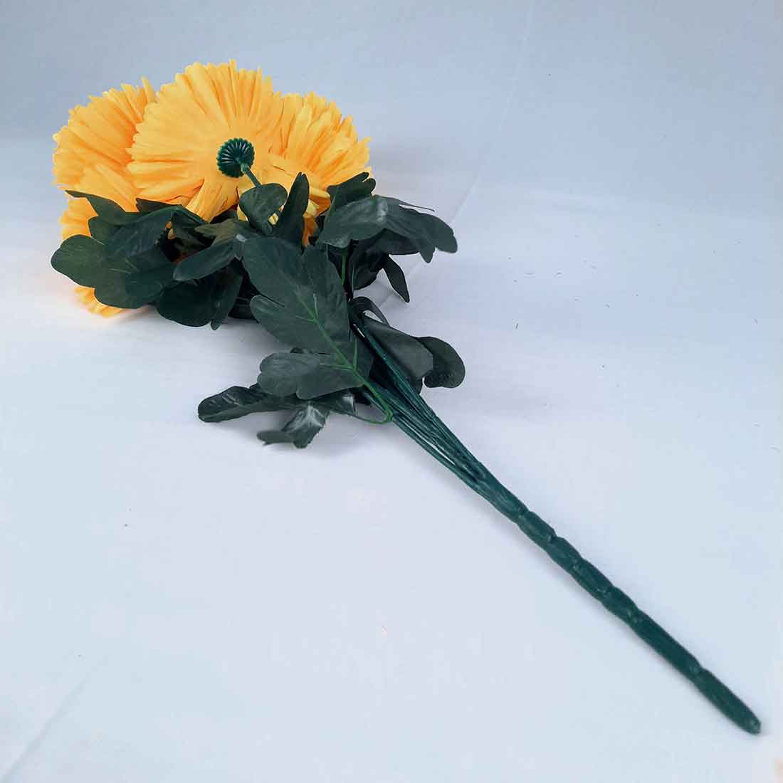 Artificial Flowers Bunch- Apkamart #color_Yellow