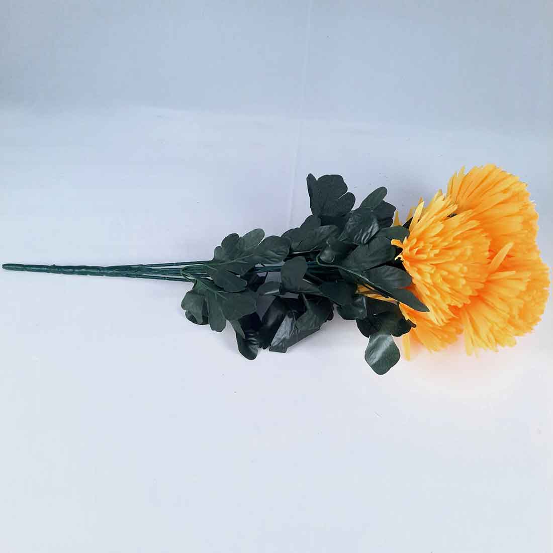 Artificial Flowers Bunch- Apkamart #color_Yellow