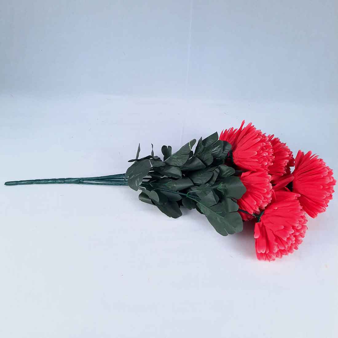 Artificial Flowers Bunch- Apkamart #color_Red